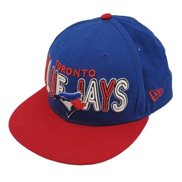 Toronto Blue Jays New Era 9FIFTY Snapback Hat Baseball Cap‎ MLB Spellout Logo - Picture 1 of 7